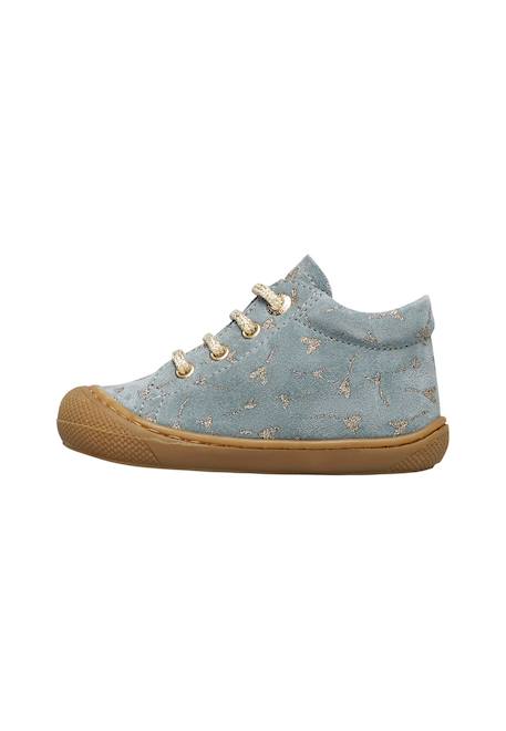 Chaussures en suède avec cœurs pailletés cocoon Beige-platin-+Gris clair-marron-+Rose-platine- 8 - vertbaudet enfant 