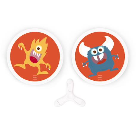 Jeu de disques à main - monstres Multicolor 2 - vertbaudet enfant 