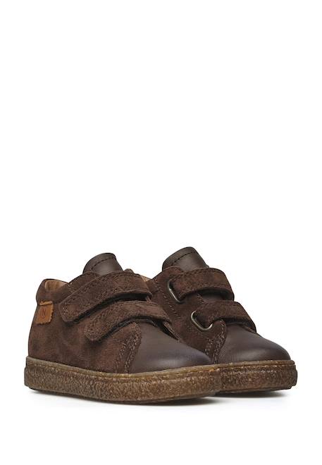 Baskets en cuir et suède albus vl Anthracite-+Marine-+Marron foncé-+Noir-+Rose- 12 - vertbaudet enfant 