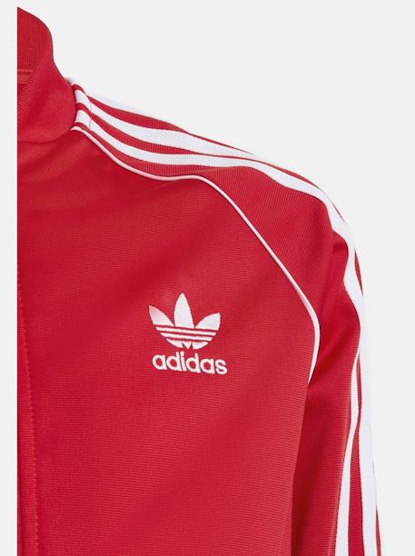 Gilet garçon zippé à manches longues Rouge+Rouge / blanc 2 - vertbaudet enfant 
