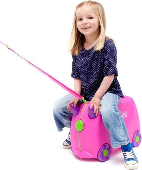 Valise Trunki ride on - Bagage Cabine - Rose Pink 6 - vertbaudet enfant 