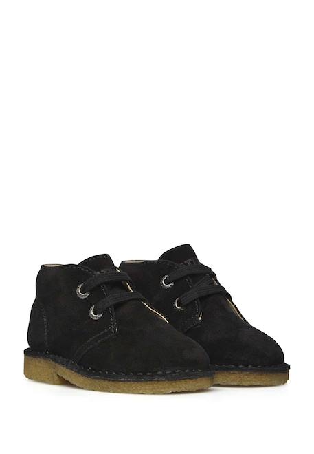 Boots en suède milky Marine-+Marron+Noir- 12 - vertbaudet enfant 