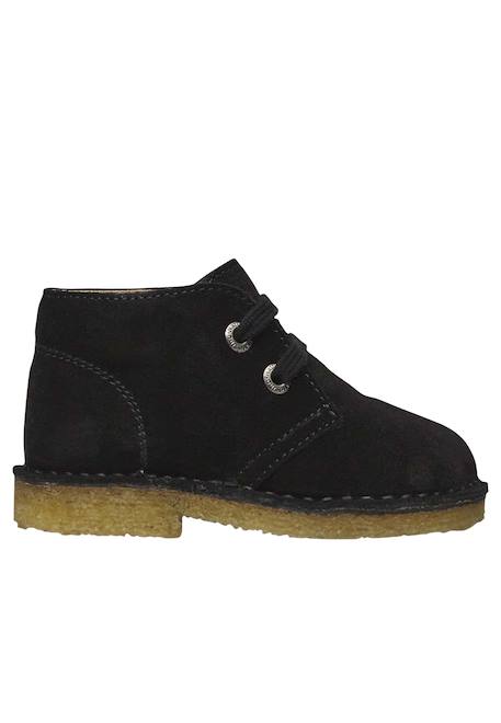 Boots en suède milky Marine-+Marron+Noir- 11 - vertbaudet enfant 