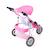 Poussette jogger 3 roues pour poupons jumelles Rose+Rose clair 3 - vertbaudet enfant 