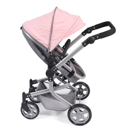 Poussette combinée mika Bleu+Gris+Gris et rose+Rose et noir+Violet 16 - vertbaudet enfant 