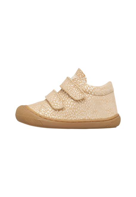 Chaussures en suède cocoon vl Beige-+Rose poudré- 3 - vertbaudet enfant 