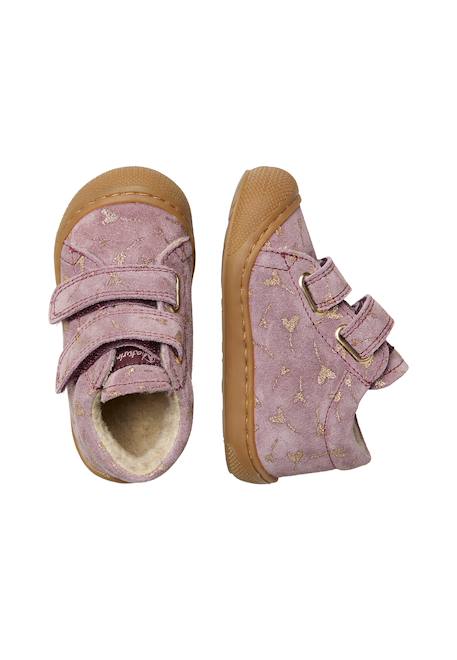 Chaussures barefoot en suède cocoon vl Magnolia-+Rose poudré- 4 - vertbaudet enfant 