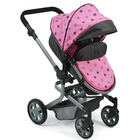 Poussette combinée mika Bleu+Gris+Gris et rose+Rose et noir+Violet 19 - vertbaudet enfant 