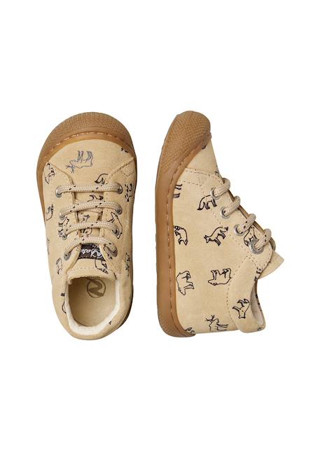 Chaussures en suède cocoon Beige- 4 - vertbaudet enfant 