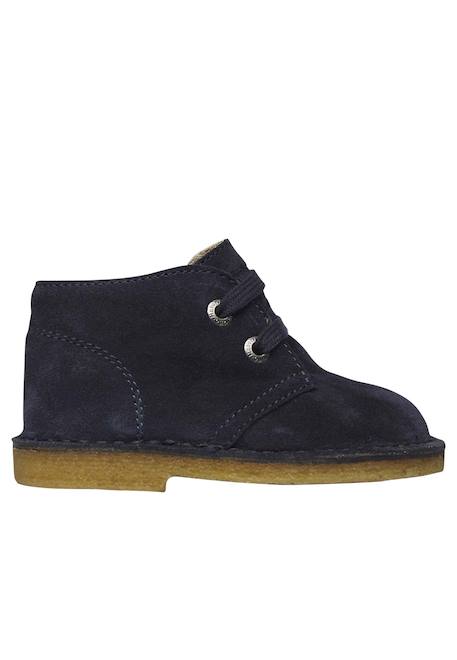 Boots en suède milky Marine-+Marron+Noir- 1 - vertbaudet enfant 