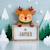 Lampe de noël personnalisable Marron+Rouge+Vert 2 - vertbaudet enfant 