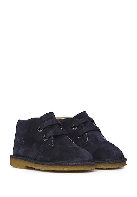 Boots en suède milky Marine-+Marron+Noir- 2 - vertbaudet enfant 