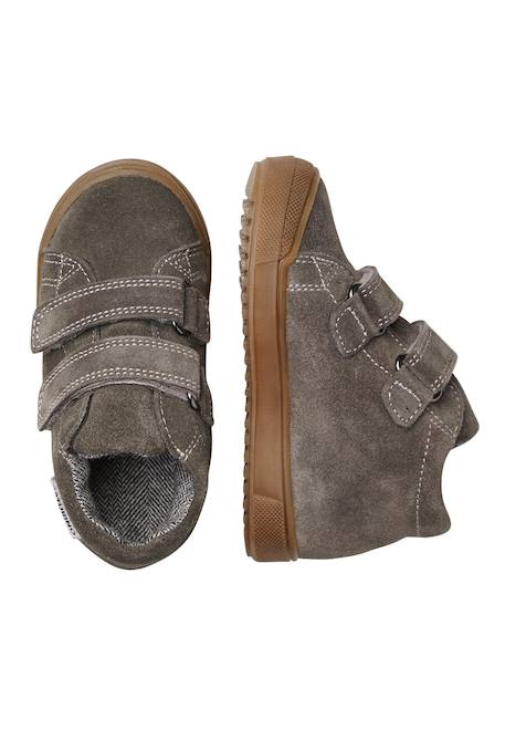 Basket en cuir new mulaz vl wp Gris-+Marine- 4 - vertbaudet enfant 