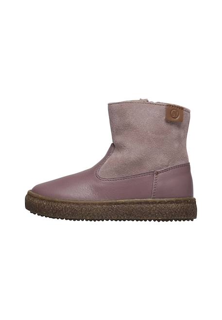 Bottines en nappa et suède alpina Cognac-+Marine-+Rose antique- 13 - vertbaudet enfant 
