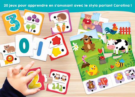20 jeux éducatifs avec stylo parlant Carotina baby MULTICOLORE 4 - vertbaudet enfant 