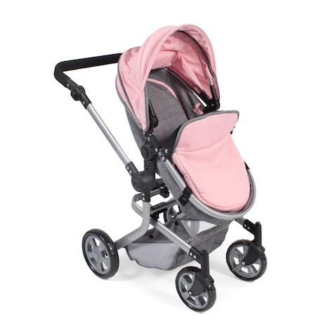 Poussette combinée mika Bleu+Gris+Gris et rose+Rose et noir+Violet 15 - vertbaudet enfant 