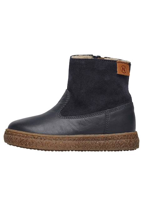 Bottines en nappa et suède alpina Cognac-+Marine-+Rose antique- 8 - vertbaudet enfant 