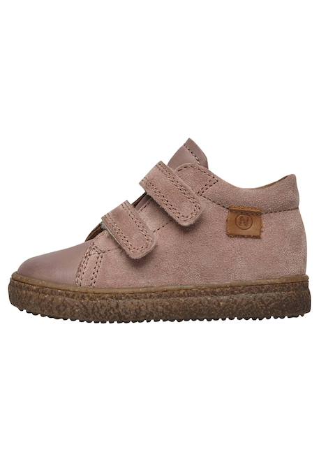 Baskets en cuir et suède albus vl Anthracite-+Marine-+Marron foncé-+Noir-+Rose- 23 - vertbaudet enfant 