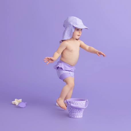 Set jeu de plage thème océan avec seau, pelle et moules Purple 2 - vertbaudet enfant 