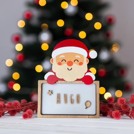 Lampe de noël personnalisable Marron+Rouge+Vert 5 - vertbaudet enfant 