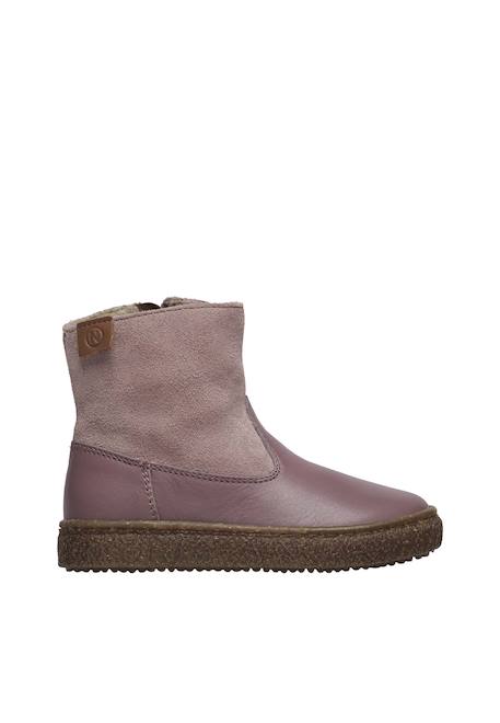 Bottines en nappa et suède alpina Cognac-+Marine-+Rose antique- 11 - vertbaudet enfant 