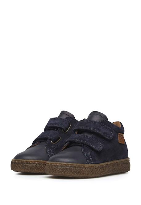 Baskets en cuir et suède albus vl Anthracite-+Marine-+Marron foncé-+Noir-+Rose- 10 - vertbaudet enfant 