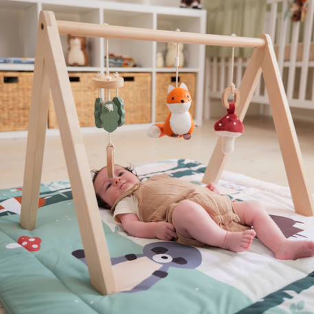 Arche d'éveil en bois forêt Orange, rouge, bleu 6 - vertbaudet enfant 