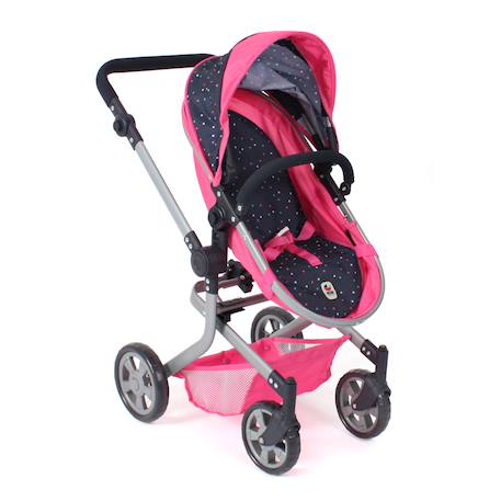 Poussette combinée 2 en 1 mika Beige+Bleu+Rose+Rose et bleu+Rose fuschia 30 - vertbaudet enfant 