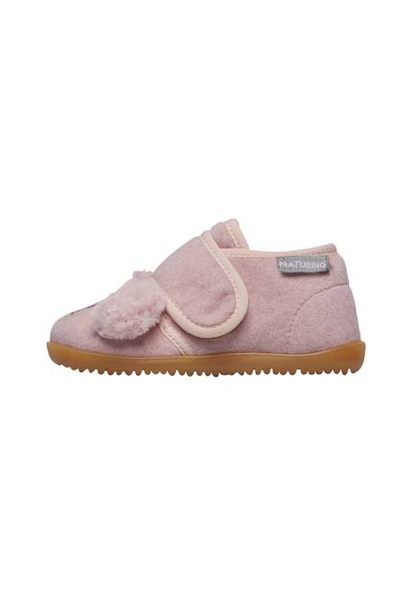 Pantoufles en tissu bidaim Rose- 3 - vertbaudet enfant 