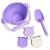 Set jeu de plage thème océan avec seau, pelle et moules Purple 4 - vertbaudet enfant 