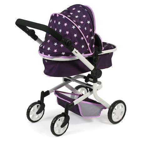 Poussette combinée mika Bleu+Gris+Gris et rose+Rose et noir+Violet 25 - vertbaudet enfant 