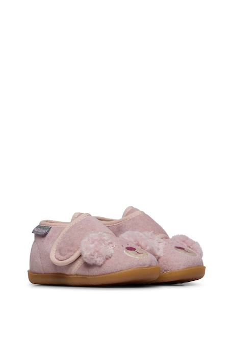 Pantoufles en tissu bidaim Rose- 2 - vertbaudet enfant 