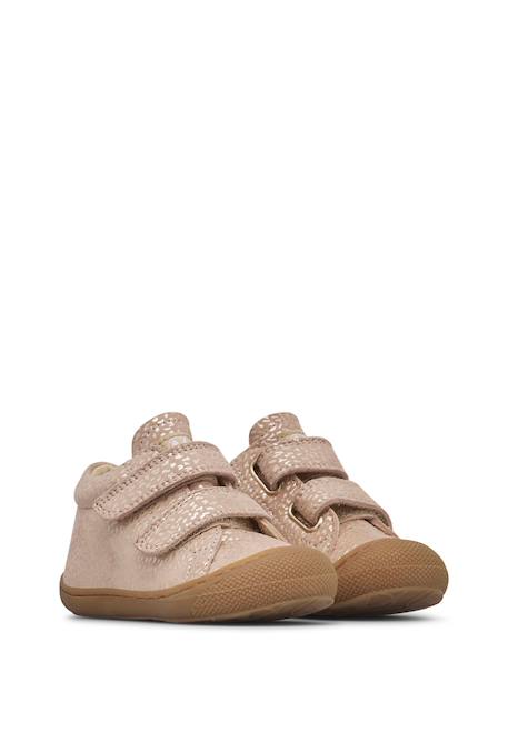 Chaussures en suède cocoon vl Beige-+Rose poudré- 7 - vertbaudet enfant 