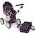 Poussette combinée leni Bleu+Gris+Gris et rose+Multicolore+Rose+Rose fuschia+Rose -violet+Violet 35 - vertbaudet enfant 