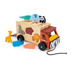 Jouet-Camion de safari à tirer
