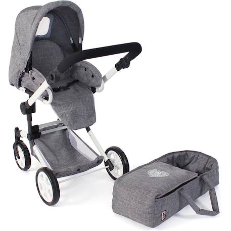Poussette combinée de poupon jara Gris+Multicolore 3 - vertbaudet enfant 