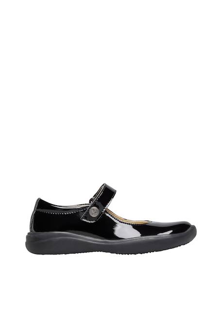 Ballerines en cuir verni catania 2 Noir- 1 - vertbaudet enfant 