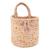 Panier de rangement jute à suspendre oslo Beige 4 - vertbaudet enfant 