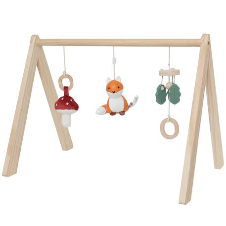 Arche d'éveil en bois forêt Orange, rouge, bleu 5 - vertbaudet enfant 