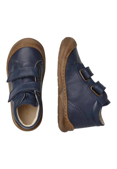 Chaussures à la cheville avec fermeture scratch nirez vl Bleu foncé-+Cognac- 4 - vertbaudet enfant 