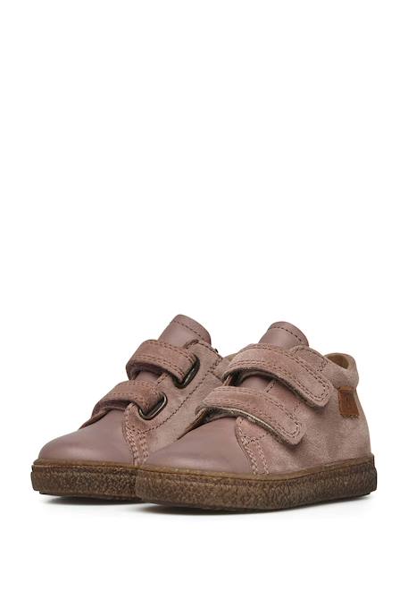 Baskets en cuir et suède albus vl Anthracite-+Marine-+Marron foncé-+Noir-+Rose- 25 - vertbaudet enfant 