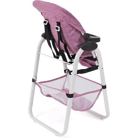 Chaise haute pour poupées Rose 3 - vertbaudet enfant 