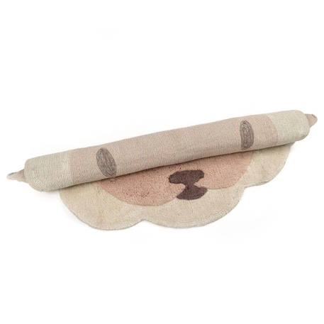 Tapis chambre enfant coton lavable petit mouton lolho Blanc cassé 4 - vertbaudet enfant 
