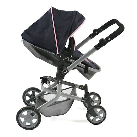 Poussette combinée mika Bleu+Gris+Gris et rose+Rose et noir+Violet 5 - vertbaudet enfant 