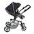 Poussette combinée mika Bleu+Gris+Gris et rose+Rose et noir+Violet 5 - vertbaudet enfant 