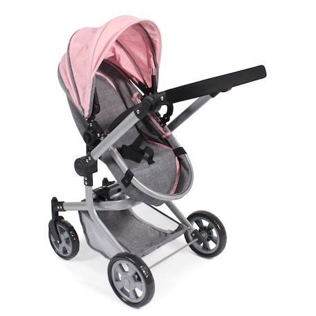 Poussette combinée mika Bleu+Gris+Gris et rose+Rose et noir+Violet 14 - vertbaudet enfant 