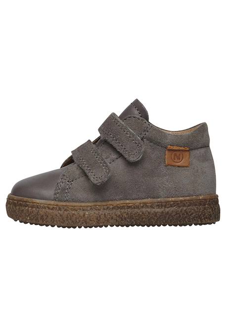 Baskets en cuir et suède albus vl Anthracite-+Marine-+Marron foncé-+Noir-+Rose- 3 - vertbaudet enfant 