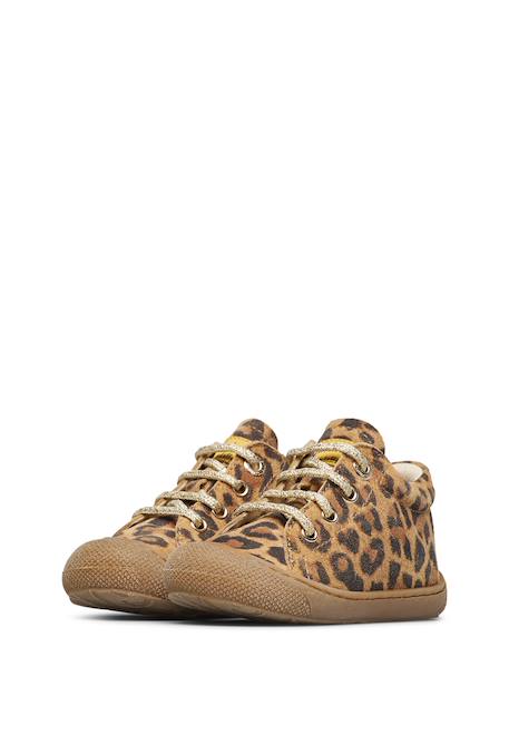Chaussures en suède imprimé léopard cocoon Beige-+Marron- 10 - vertbaudet enfant 