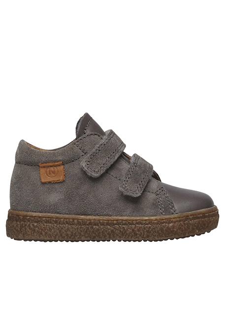 Baskets en cuir et suède albus vl Anthracite-+Marine-+Marron foncé-+Noir-+Rose- 1 - vertbaudet enfant 