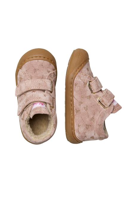 Chaussures barefoot en suède cocoon vl Magnolia-+Rose poudré- 9 - vertbaudet enfant 